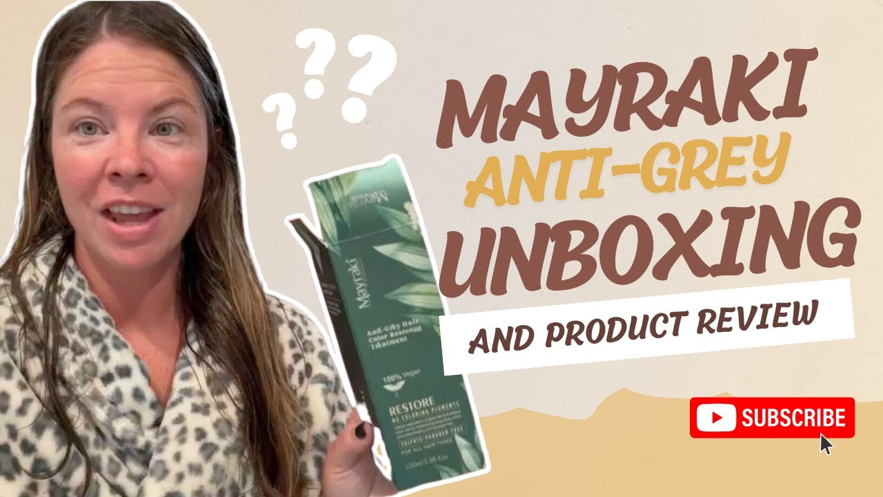 Mayraki Anti Grey Unboxing and Product Review #hair #haircare #antigrey