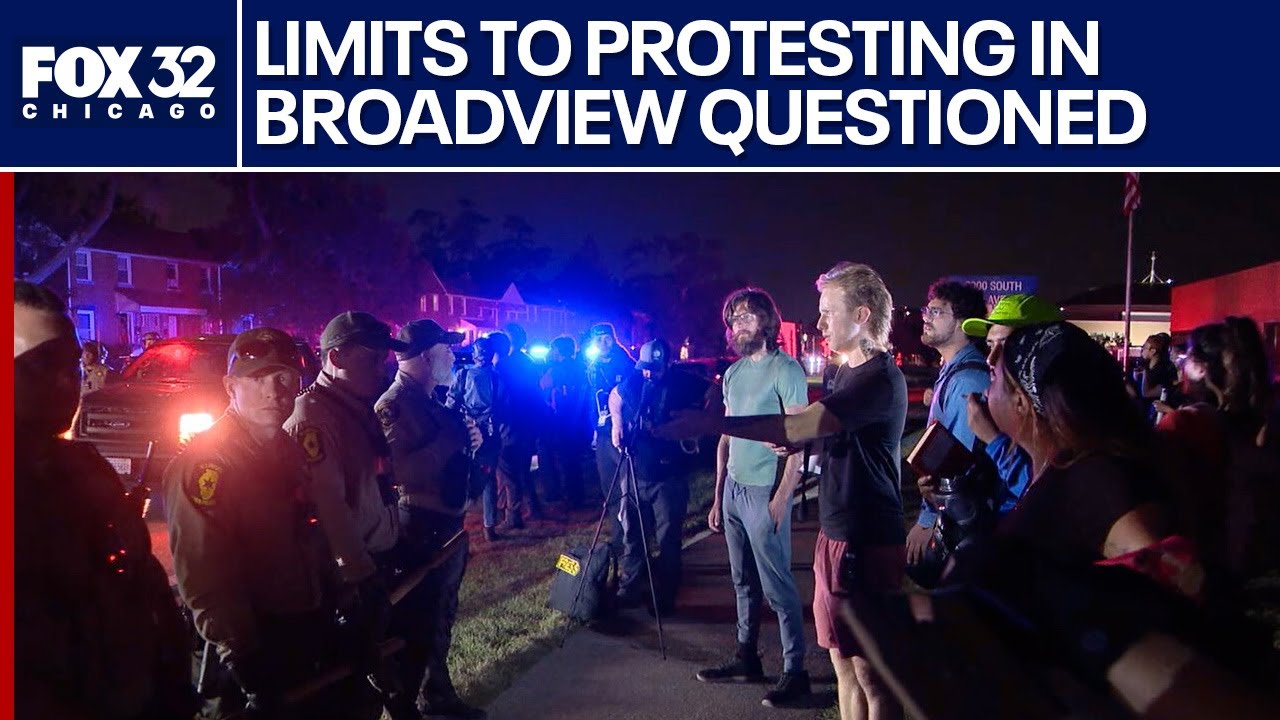 Group decries Broadview mayor’s limits on protests at ICE facility