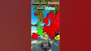 Does your Country have Nukes? #map #fyp #nuke #nato #europe #mapping