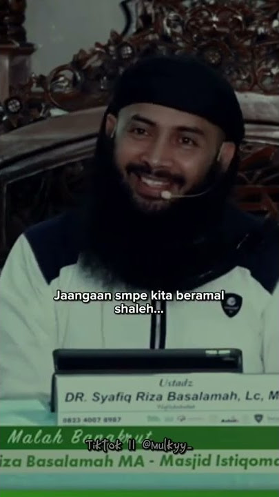 Berbicara Kasar Bisa Membawa kita keneraka🤔#shortvideo #ustadzsyafiqrizabasalamah