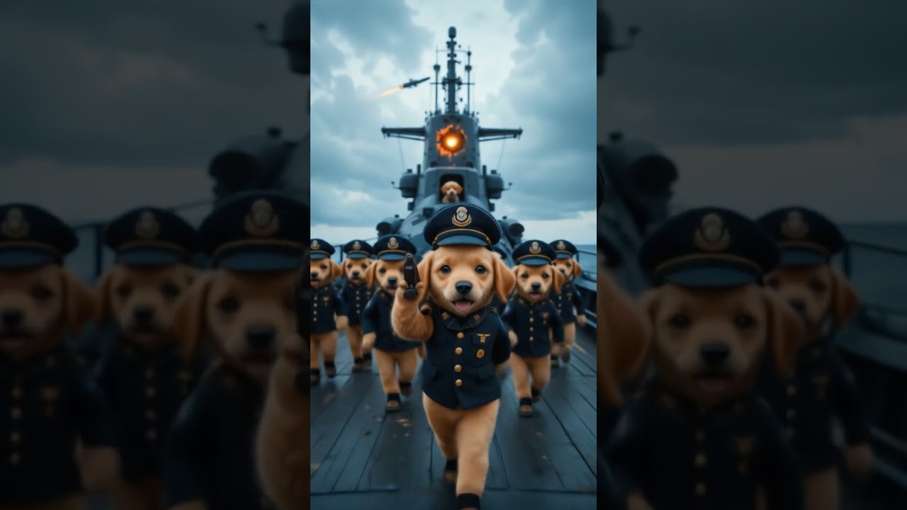 Brave Puppy Navy Parade: Heroes on Deck!