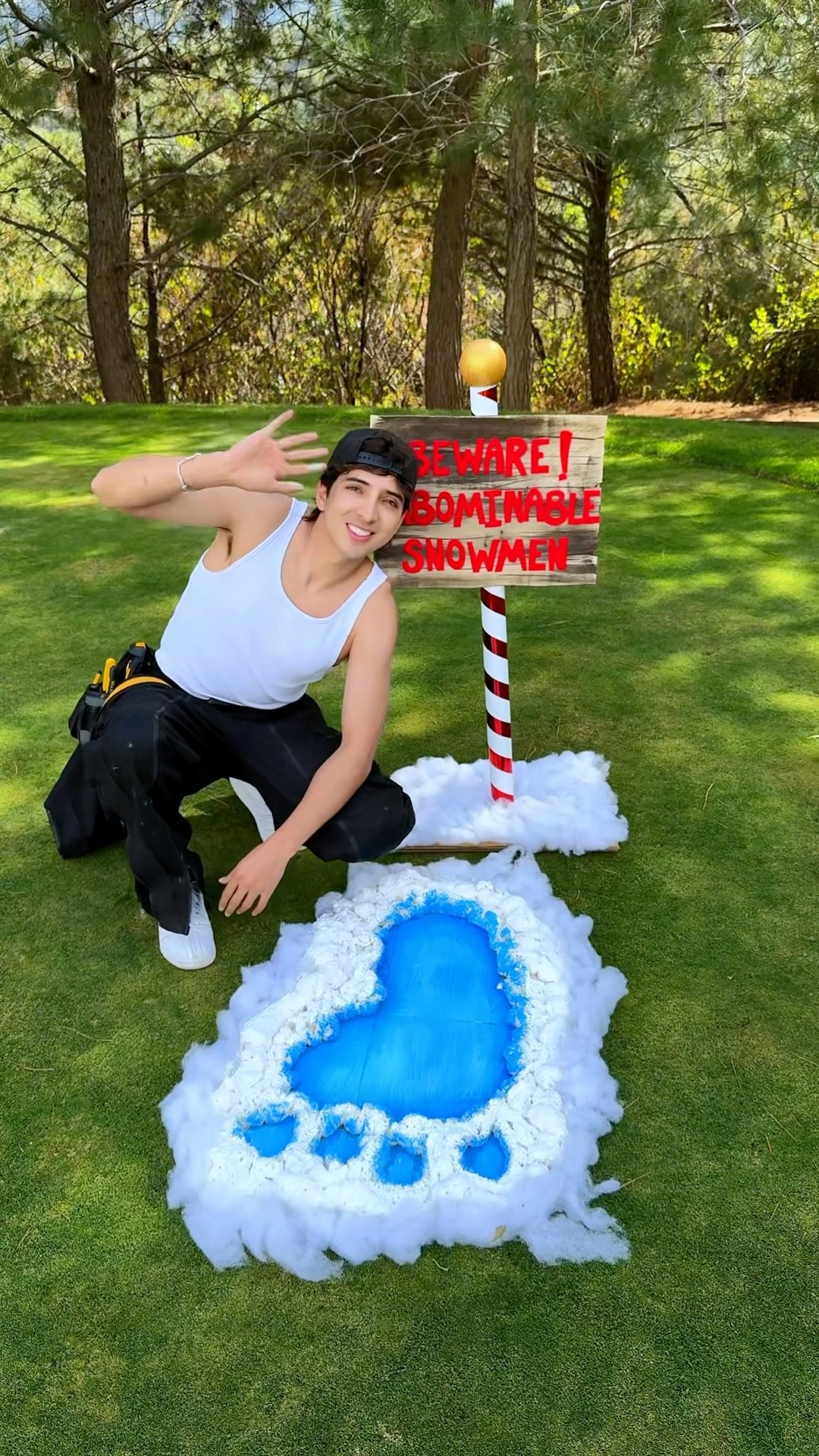 LA HUELLA DEL HOMBRE DE LAS NIEVES #diciembre #navidad