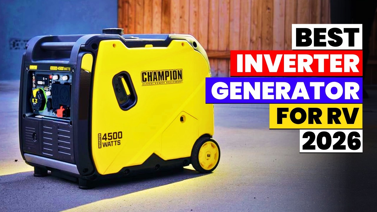The 6 Best Inverter Generators for RVs 2026 🔋 Top Quiet & Portable RV ...