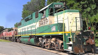 North Carolina and Virginia Railroad Train in Pendleton, North Carolina