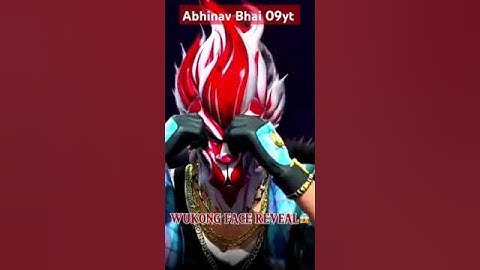 wukong face reveal#free fire character face reveal#viral shots#viral real YouTube#