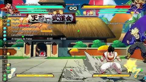 Learning A Gohan : One legs loop - DRAGON BALL FIGTERZ