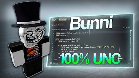 [100% UNC] Roblox Executor FREE Script Exploit - Bunni | The Best #1 Keyless Byfron Bypass Executor!
