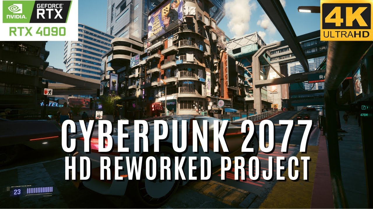 Cyberpunk 2077 HD Reworked Project Gameplay | RTX 4090 - YouTube