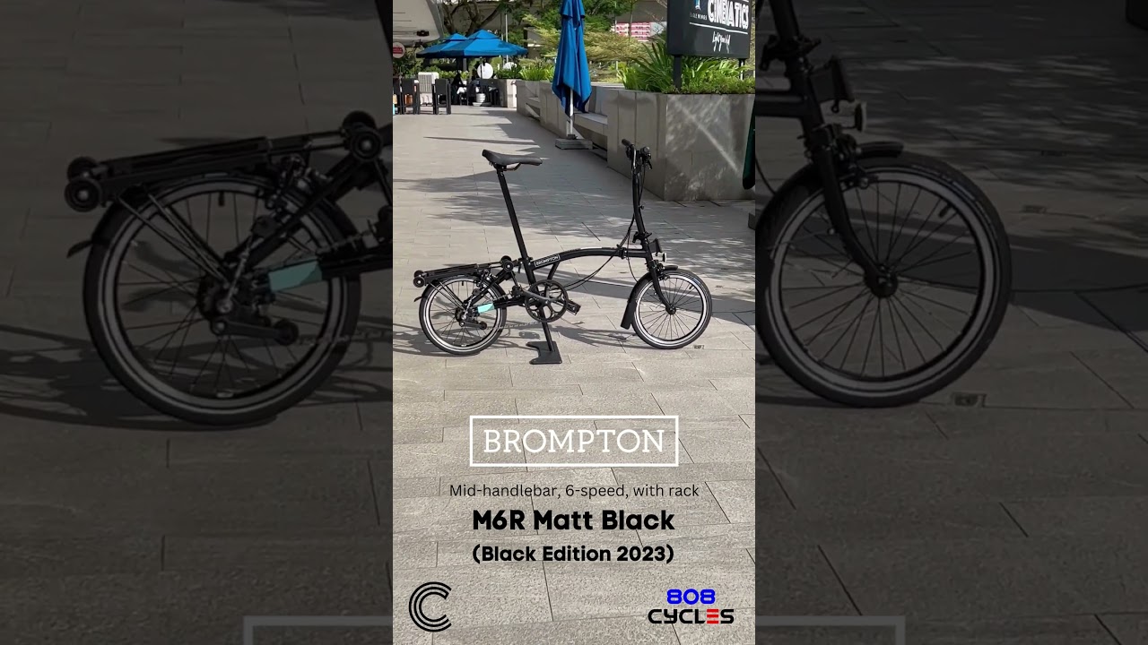 BROMPTON C Line M6R Black Edition