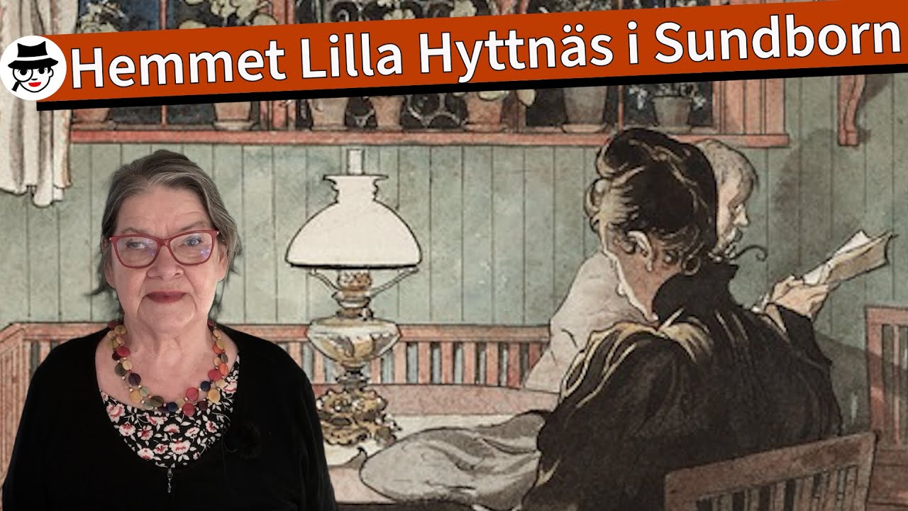 Karin och Carl Larsson i hemmet Lilla Hyttnäs i Sundborn