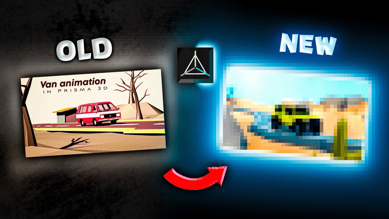 PRISMA 3D LOWPOLY CAR ANIMATION FULL TUTORIAL #pandapixels #prisma3d # ...