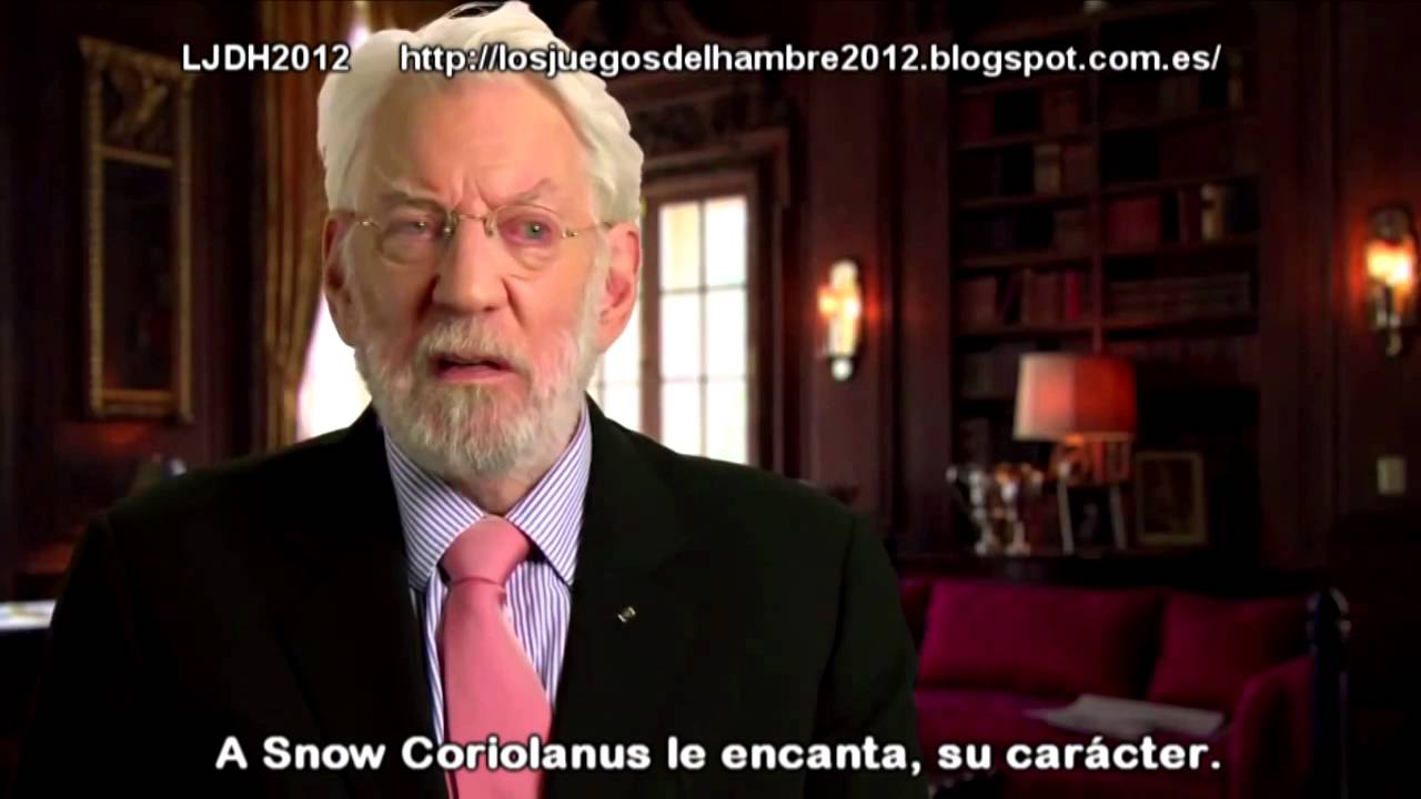 The Hunger Games Mockingjay Part 1 Donald Sutherland Entrevista 2014 Subtitulado Espa ol 