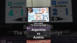 😱  AI Leaked The Script | Argentina vs Austria Prediction | FIFA World Cup 2026
