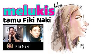 FIKI NAKI Loves ANDREA l Drawing Fiki's Guest