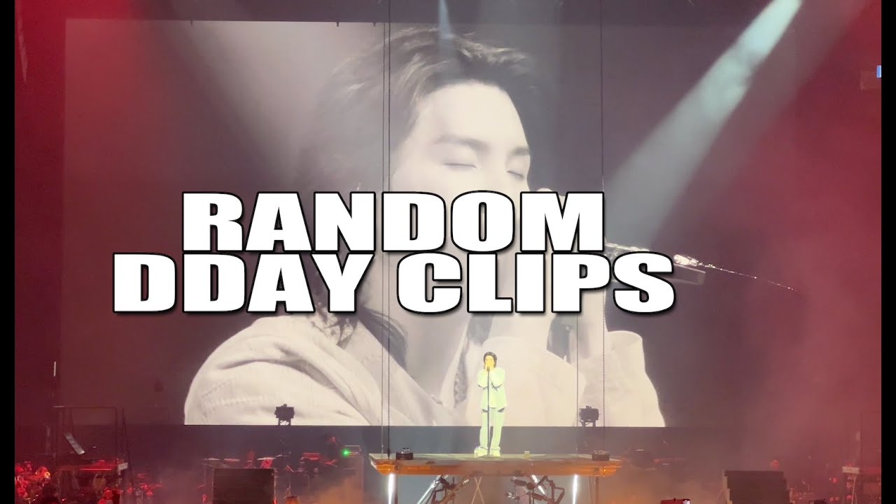 RANDOM CONCERT CLIPS - AGUST D [D-DAY] TOUR OAKLAND CA ~ 05/16/2023 ...