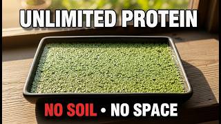 Grow Unlimited "Green Caviar" in 24 Hours—No Soil Needed: The 5 Min Wolffia Tray Setup