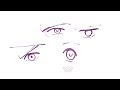 How to Draw Anime/Manga Eyes │ Drawing Tutorial