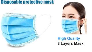 3 Layer Protective Mask l Disposable Face Mask l Topeng Mulut