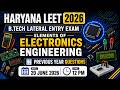 ⚡ Haryana LEET 2026 | Elements of Electronics Engineering | Previous year Questions #haryanaleet