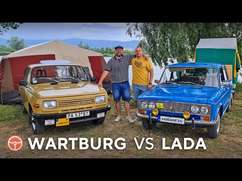 Takto sa kempovalo za socíku: Wartburg vs Lada karavan - volant.tv