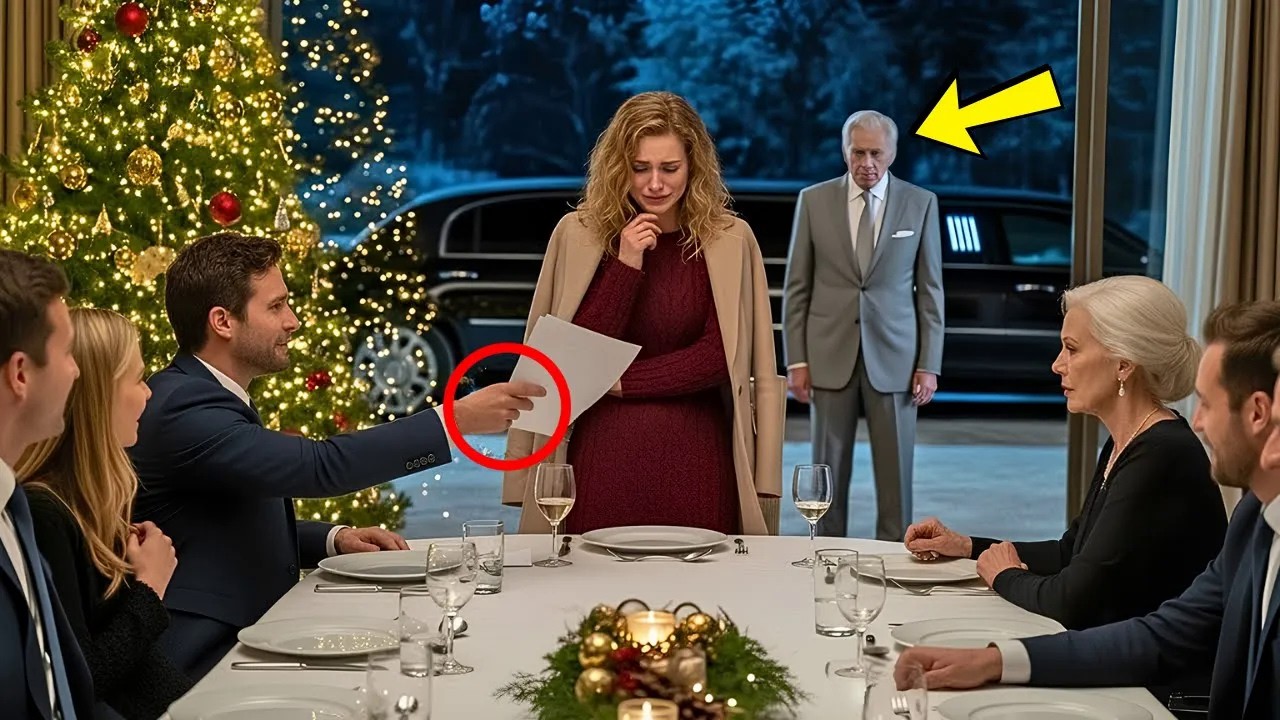 Weinend unterschreibt sie die Scheidung an Weihnachten – niemand ahnt, dass ihr Vater Milliardä