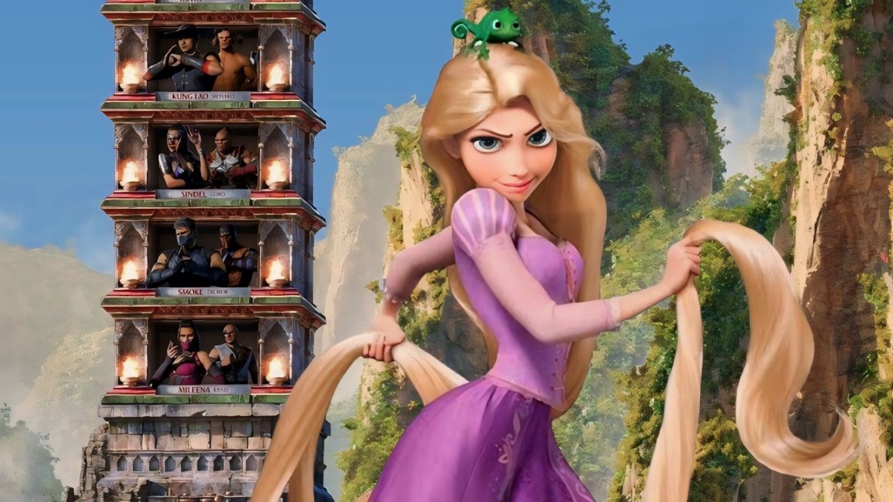Mortal Kombat 1 - Rapunzel - Hard Ladder - YouTube