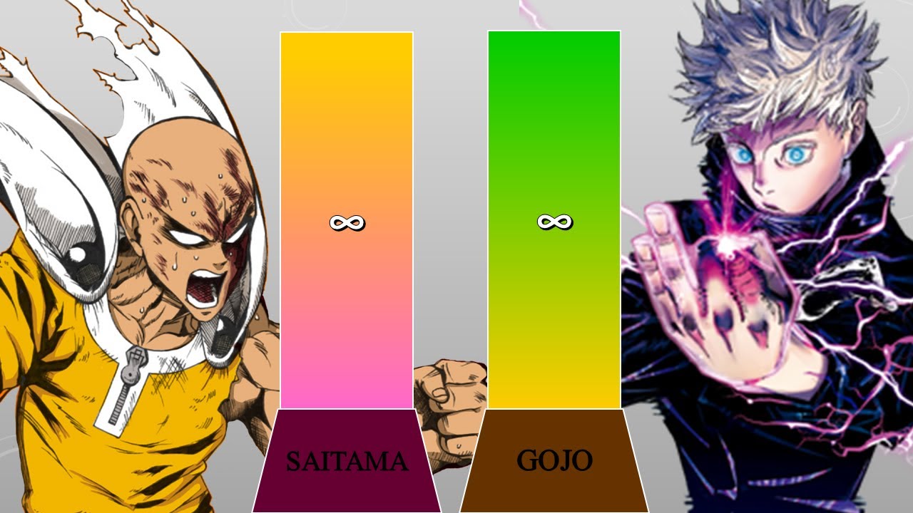 Gojo Max Level Saitama Vs Gojo POWER LEVELS Over The Years - YouTube