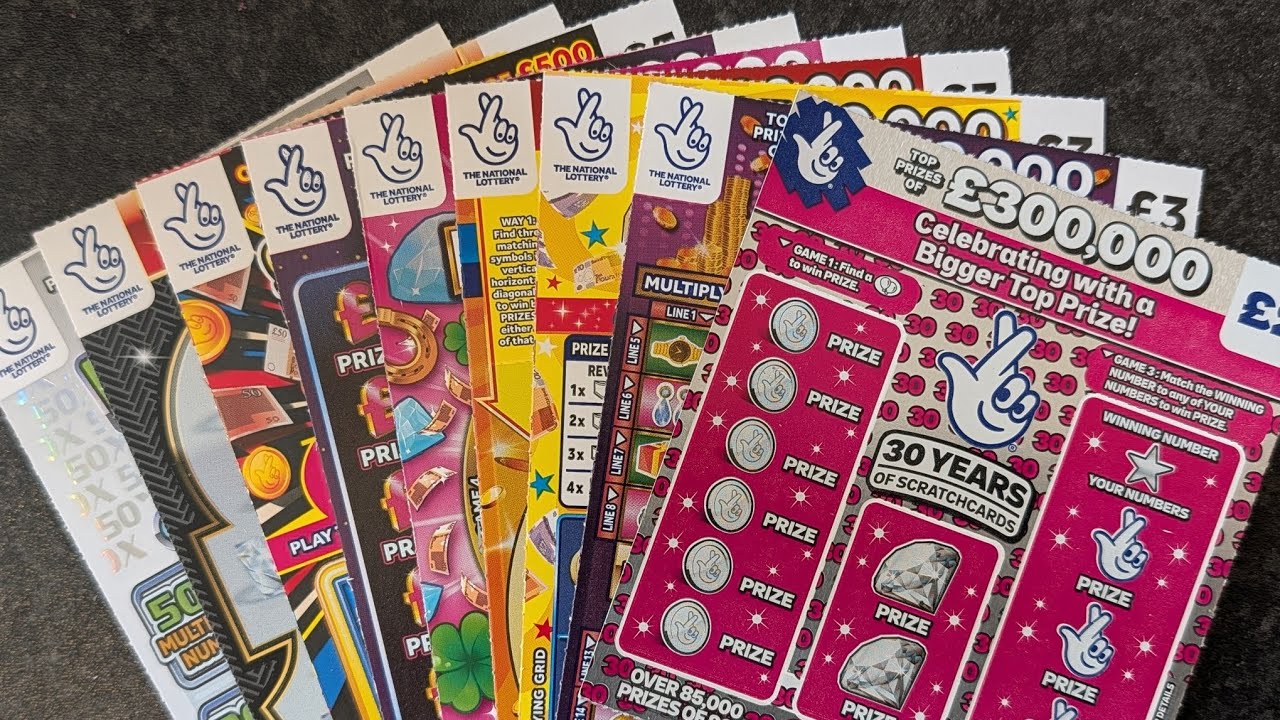 £32 Mix of UK Allwyn National Lottery Scratch Cards