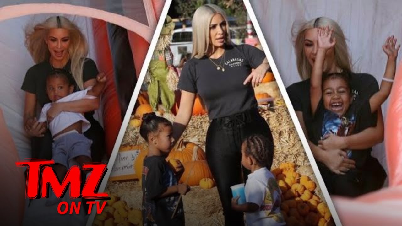 Saint And North West Hit The Pumpkin Patch! | TMZ TV