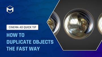 #C4DQuickTip 1: How to duplicate objects the fast way in Cinema 4D