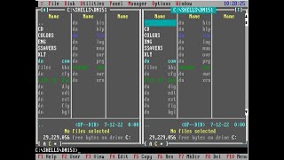 #DOSCember Ep. 11 - Dos Navigator file manager as a good DOS Shell (Review)