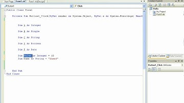 8-4- الإعلان عن المتغيرات vb.net , الصقر www.arba7ak.com