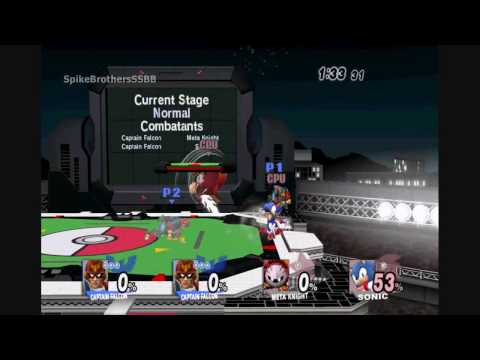 SSBB [TAS] - Perfect Captain Falcon Team Match