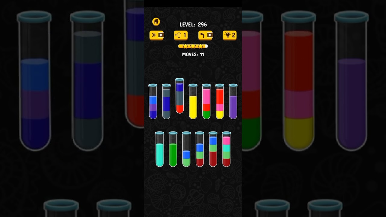 Water Color Sorting Games- Color Water Sort 3D level 291 292 293 294 295 296 297 298 299 300 