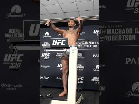 Michael Morales weighs in as the back fighter 👀 #ufc330