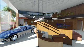 Animation 3D Walkthrough Car Showroom By Ray Design