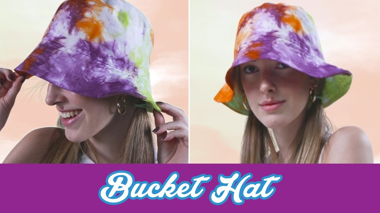TINGIMENTO DE CHAPÉU TIE-DYE - BUCKET HAT - YouTube