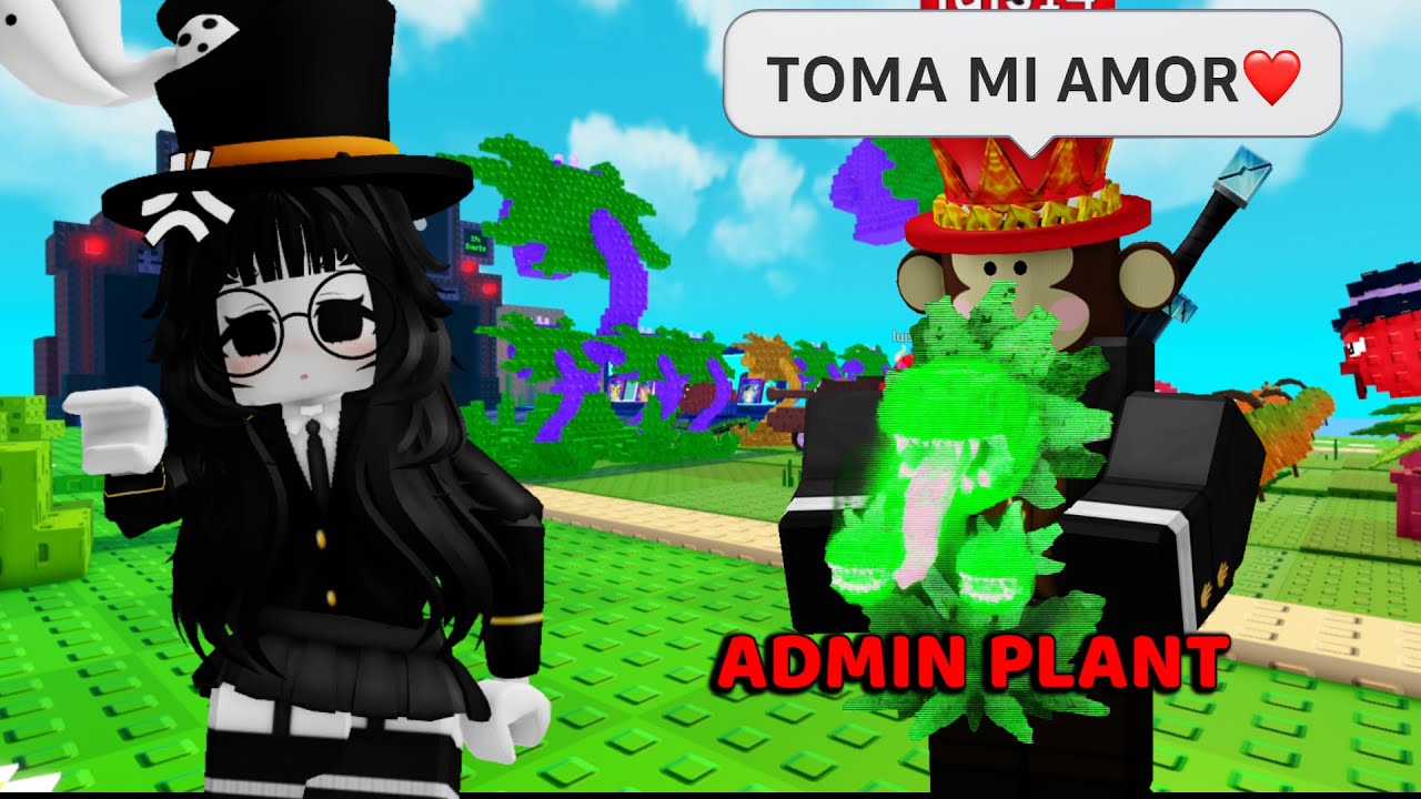 Finji Ser Mujer y Un Admin Me Acosa Ofreciendome Brainrots  - Plantas Vs Brainrots