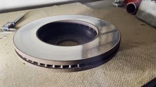 Resurface/Cut Rotors At Home DIY With Hand Sander And Sand Paper