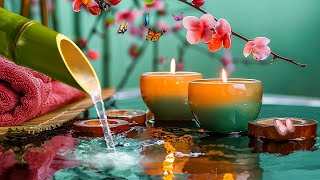 Bamboo Water Fountain & Relaxing Piano Music  Calm Music for Relaxation and Deep Sleep