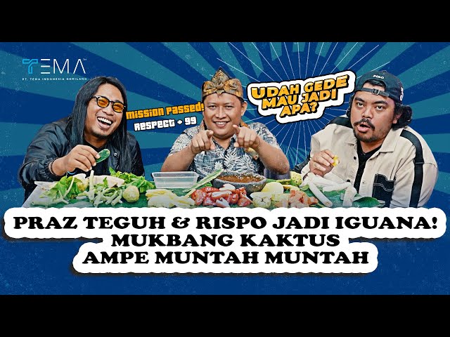 RISPO u0026 PRAZ TEGUH JADI HERBIVORA ‼️🤣 DICEKOKIN MOZZARELLA TANAH ANDRI 2 MILYAR class=