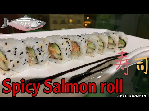 Video: How To Make Spicy Rolls With Salmon And Avocado
