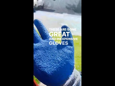 12 Pairs Rubber Latex Coated Work Gloves,Heavy Duty for Construction & Gardening