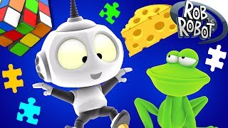 Learn Animals |  Preschool Learning Videos | Rob The Robot