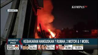 7 Rumah di Cilincing Ludes Terbakar, 2 Motor dan 1 Mobil Ikut Hangus dalam Kebakaran!