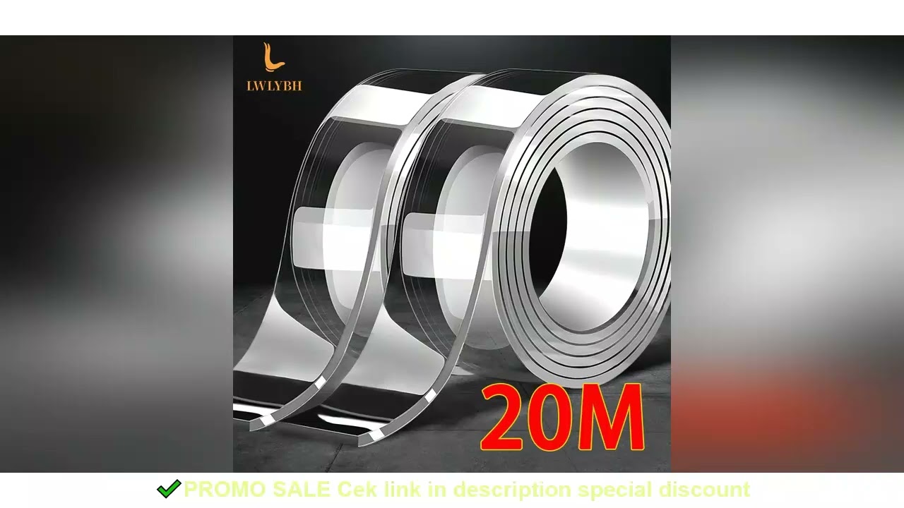 Nano Double sided Adhesive Tape Extra Strong Waterproof Transparent Traceless Tape Thickened Reusabl