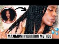 MAXIMUM HYDRATION METHOD💦💦 REVIVE THOSE CURLS - YOU WONT REGRET IT!