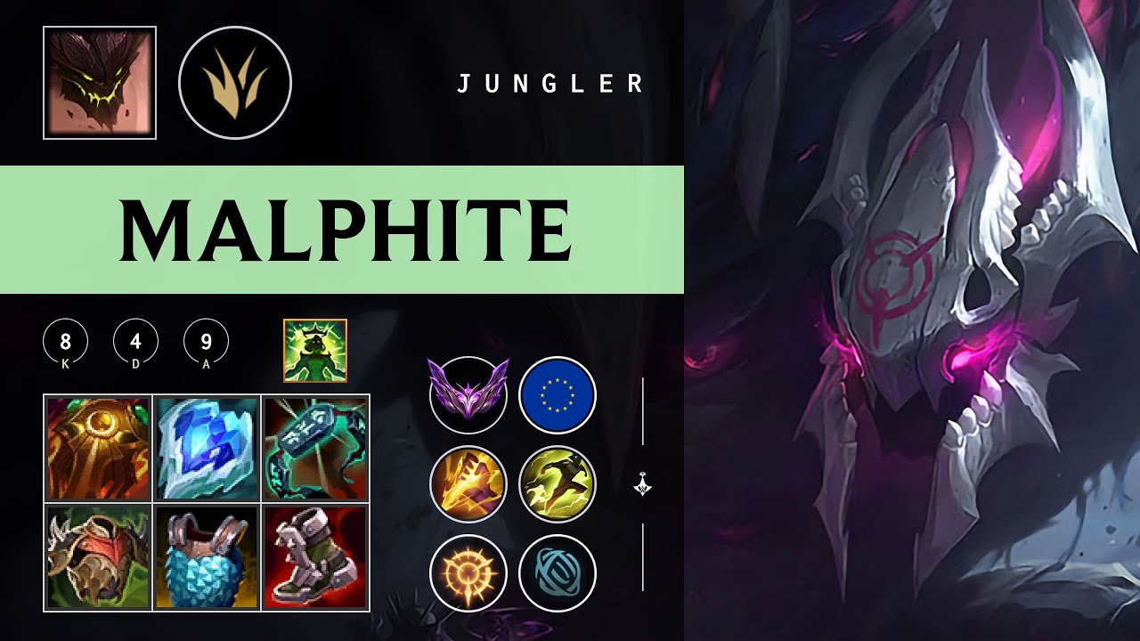 Malphite Jungle vs Rengar - EUW Master Patch 26.02