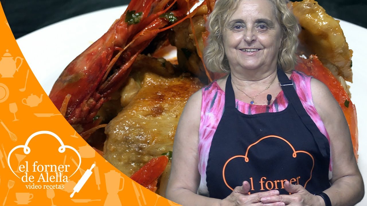 Alas de pollo con gambas