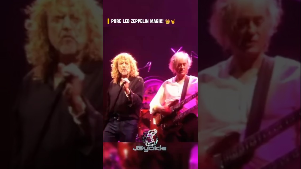 Led Zeppelin: The Legendary Reunion! 🎸⚡ #robertplant #jimmypage